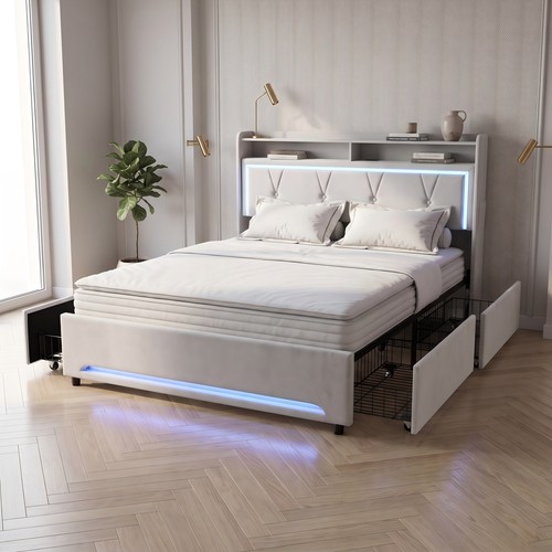 Polsterbett bettgestell mit - polsterbett,