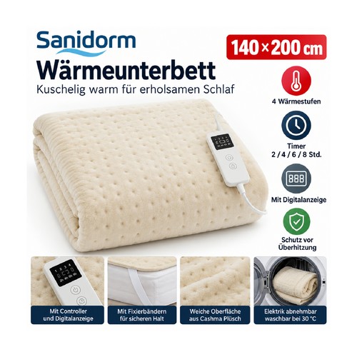 Sanidorm wärmeunterbett - sanidorm,