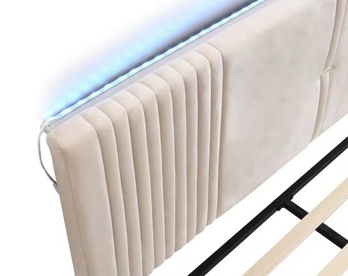 Rgb led bettgestell 140x200 - rgb-led,