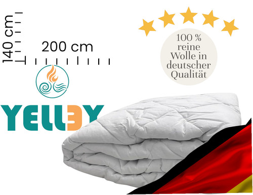 Wollbettdecke 140x200 aus - wollbettdecke, cm-