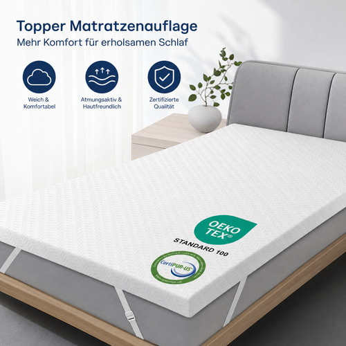 5cm matratzenauflage - 5cm,